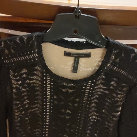 NWOT Bcbgmaxazria Long Sleeve Lace Dress - Picture 3 of 6